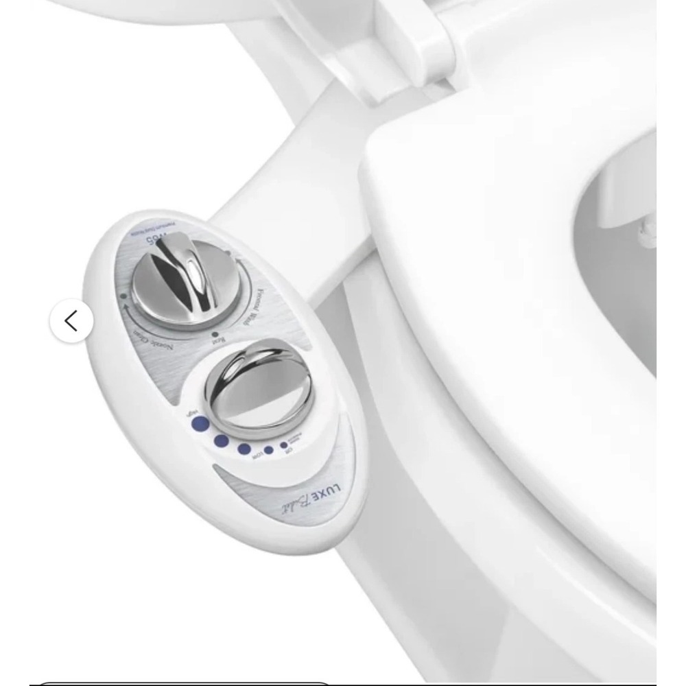 Luxe Bidet W85 Pearl Grey Dual Nozzle Toilet Attachment Non Electric New In Box